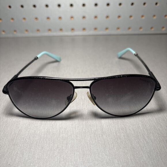 Tiffany & Co Sunglasses Aviator TF3062 Diamond Point Black Rims FRAMES ONLY main image 6